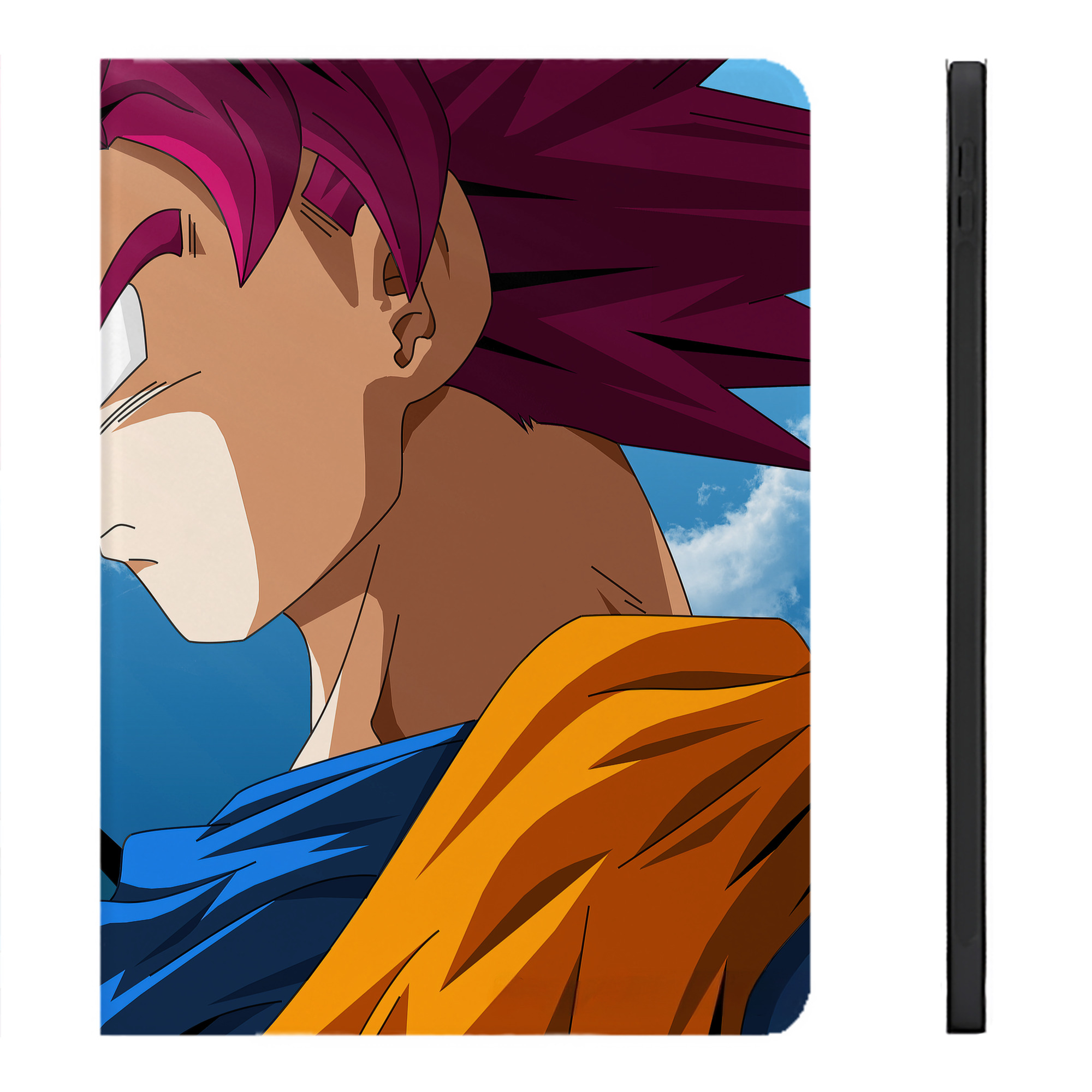 （画像用） ドラゴンボール DRAGON BALL IPadケース ペンホルダー付き ブックスタイルデザイン